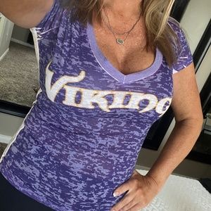 Minnesota Vikings Womens sheer top M